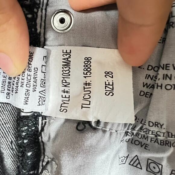 Evereve Jeans Women's Size 28 Blue Ever Straight Cuff Jeans In Multiplicity - Picture 6 of 7